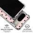 Pink and Black Polka Dots Google Pixel 10 Clear Case